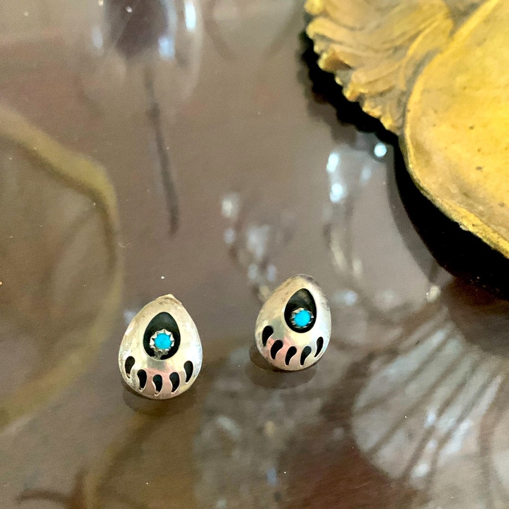 Navajo sterling silver earrings